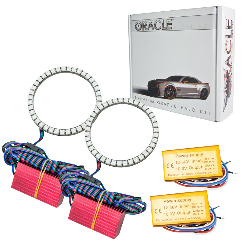 ORACLE Lighting Fog Lights Oracle Jeep Wrangler JK 07-18 LED Waterproof Fog Light Kit - ColorSHIFT SEE WARRANTY