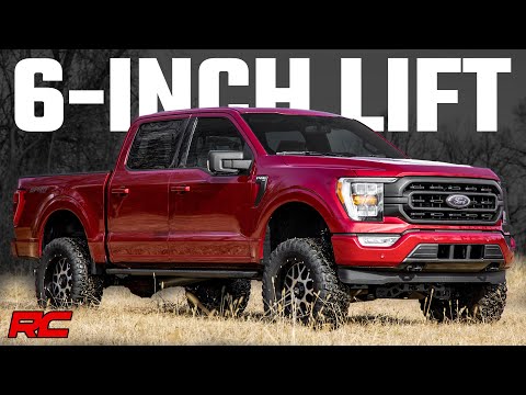 Rough Country Lift Kits 6 Inch Lift Kit Ford 2021 F-150 4WD Rough Country - 58730