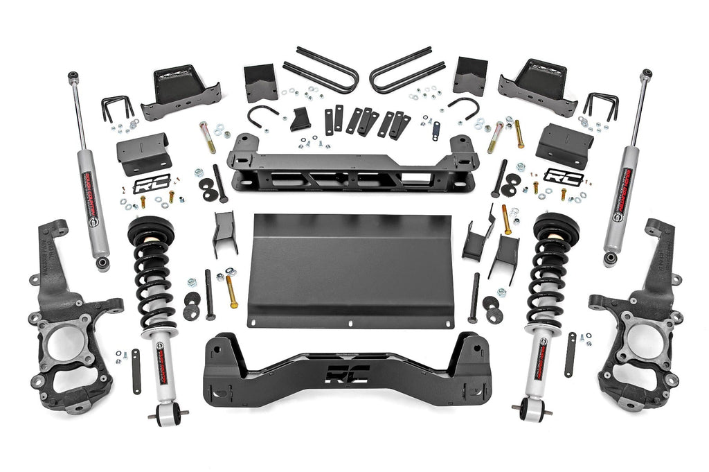 Rough Country Lift Kits 6 Inch Lift Kit N3 Struts 2021 Ford F-150 4WD Rough Country - 58731