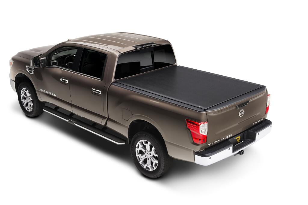 Lo Pro Tonneau Cover Black 2016-2024 Nissan Titan/Titan XD 6 Foot 6 Inch Bed Truxedo