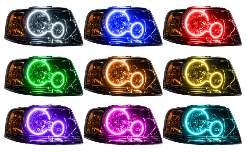 ORACLE Lighting Headlights Oracle 03-06 Ford Expedition SMD HL - Black - ColorSHIFT w/ 2.0 Controller SEE WARRANTY