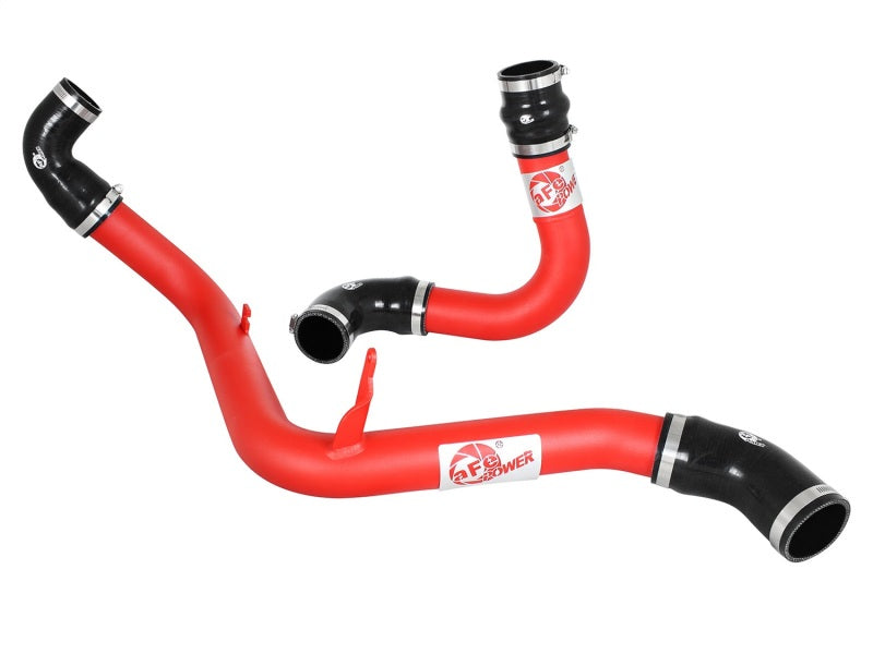 aFe Intercoolers aFe BladeRunner 2.5in Red Intercooler Tubes Hot and Cold Side 12-16 Ford Focus ST 2.0L (t)