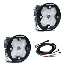 Load image into Gallery viewer, Squadron-R 2.0 Pro Black LED Auxiliary Light Pod Pair Universal Clear Work/Scene Baja Designs