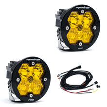 Load image into Gallery viewer, Squadron-R 2.0 Pro Black LED Auxiliary Light Pod Pair Universal Baja Amber Driving/Combo Baja Designs