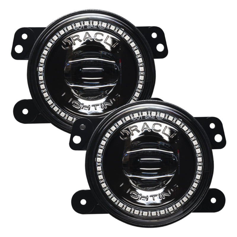 ORACLE Lighting Fog Lights Oracle Jeep Wrangler JK/JL/JT High Performance W LED Fog Lights - ColorSHIFT - Dynamic SEE WARRANTY