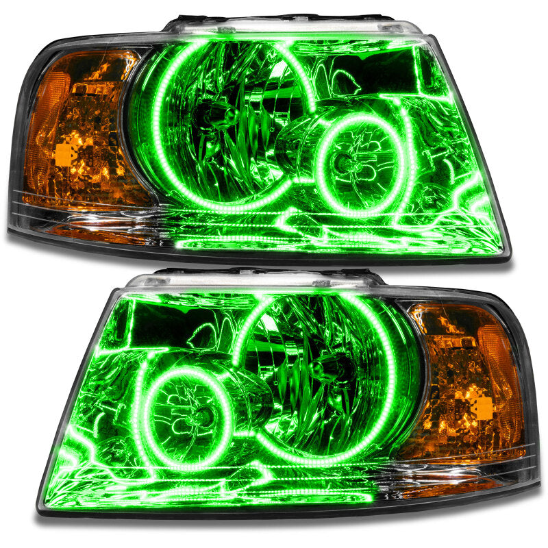 ORACLE Lighting Headlights Oracle 03-06 Ford Expedition SMD HL - Chrome - ColorSHIFT SEE WARRANTY
