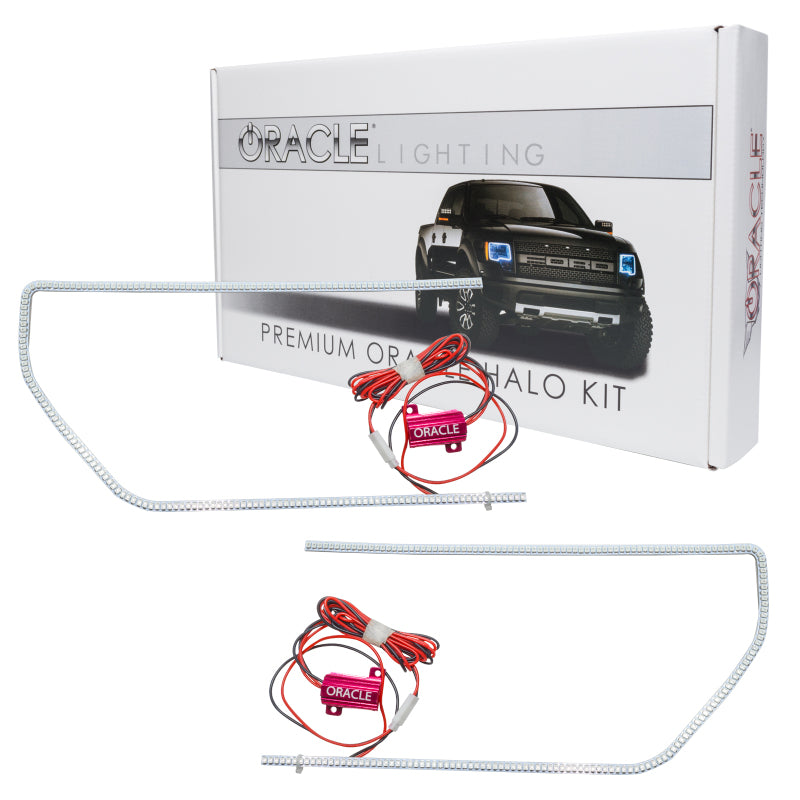 ORACLE Lighting Headlights Oracle Ford F-150/Raptor 09-14 LED Perimeter Halo Kit - White SEE WARRANTY