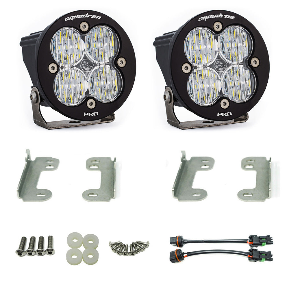 Baja Designs Fog Lights Jeep JK Fog Lights Pocket Kit Squadron R Pro Baja Designs - 597503