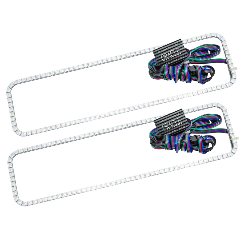 ORACLE Lighting Headlights Oracle GMC Sierra 88-98 Halo Kit - ColorSHIFT w/o Controller SEE WARRANTY