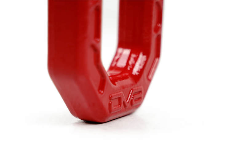 DV8 Offroad Bumper Accessories DV8 Offroad Elite Series D-Ring Shackles - Pair (Red)