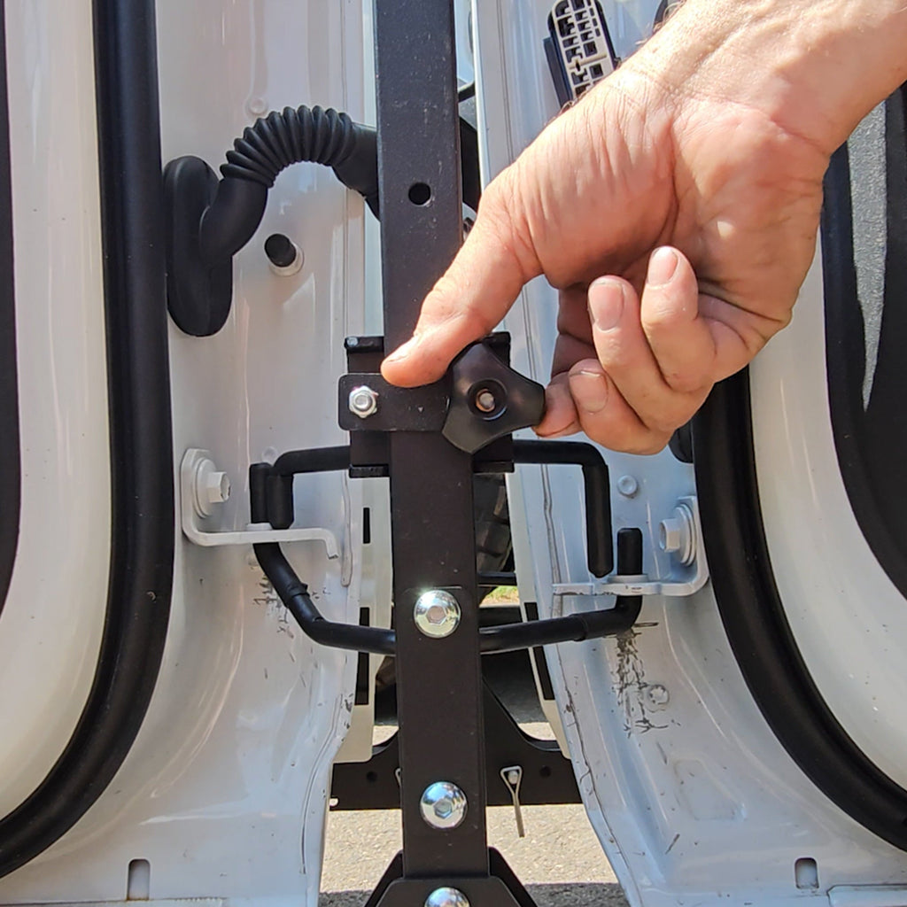 Ford Bronco® Aluminum 4-Door Folding Rolling Door Cart, Storage Door Rack Holder Stand by EZ4X4