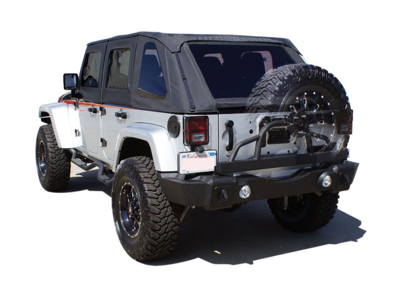 Rampage Bumpers - Steel Rampage 2007-2018 Jeep Wrangler(JK) Recovery Bumper Rear - Black