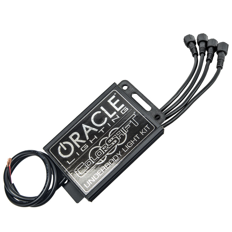 ORACLE Lighting Light Bars & Cubes Oracle Bluetooth + RF Underbody Rock Light Kit - 4 PCS - ColorSHIFT SEE WARRANTY