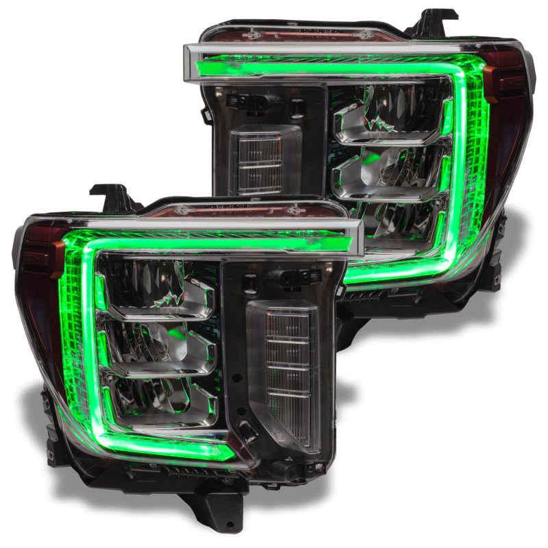 ORACLE Lighting Headlights Oracle 20-21 GMC Sierra 2500 HD RGB+W Headlight DRL Kit - w/ Simple Controller SEE WARRANTY