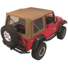 Load image into Gallery viewer, Rampage Soft Tops Rampage 1997-2006 Jeep Wrangler(TJ) Complete Top - Spice Denim