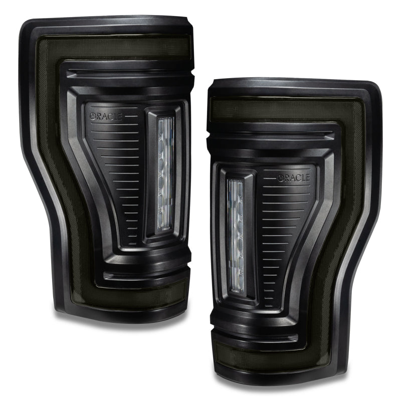 ORACLE Lighting Tail Lights Oracle Lighting 17-22 Ford F-250/350 (Black Series) Flush Mount LED Tail Lights SEE WARRANTY