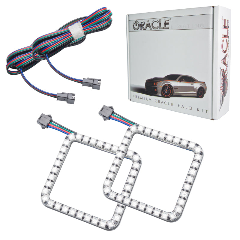 ORACLE Lighting Fog Lights Oracle Ford F-250/350 05-07 LED Fog Halo Kit - ColorSHIFT SEE WARRANTY