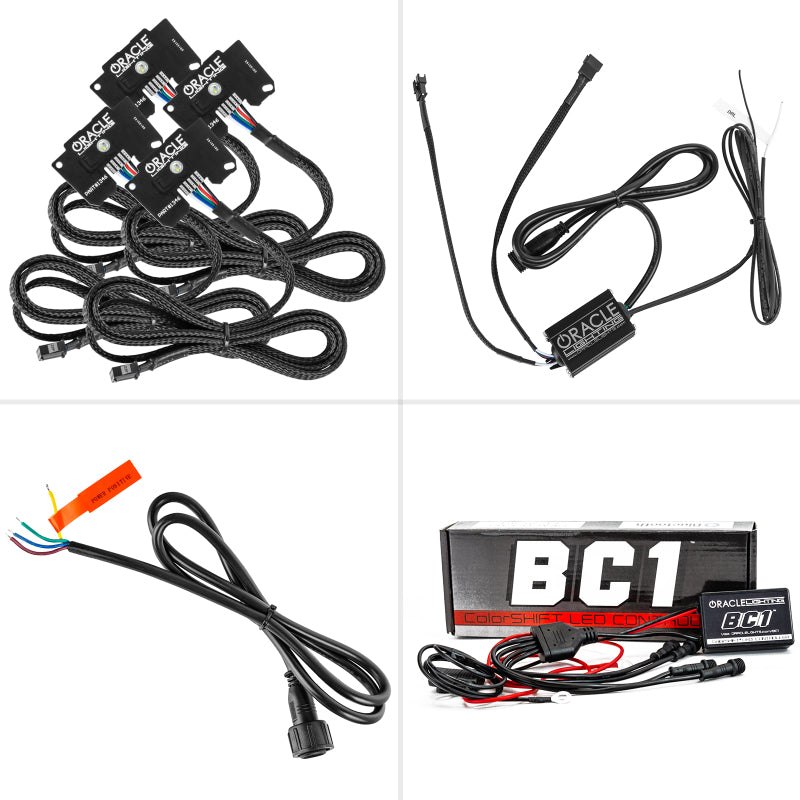 ORACLE Lighting Headlights Oracle Jeep Wrangler JL/Gladiator JT RGB+W Headlight DRL Kit - w/ BC1 Controller SEE WARRANTY