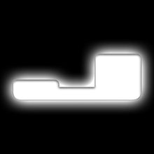 Load image into Gallery viewer, ORACLE Lighting Light Accessories and Wiring ORACLE Lighting Universal Illuminated LED Letter Badges - Matte Wht Surface Finish - J SEE WARRANTY