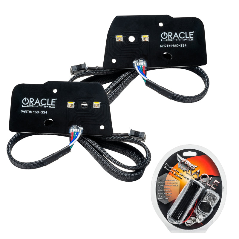 ORACLE Lighting Headlights Oracle 21-22 Ford F-150 ColorSHIFT RGB+W Headlight DRL Upgrade Kit w/ RF Controller SEE WARRANTY