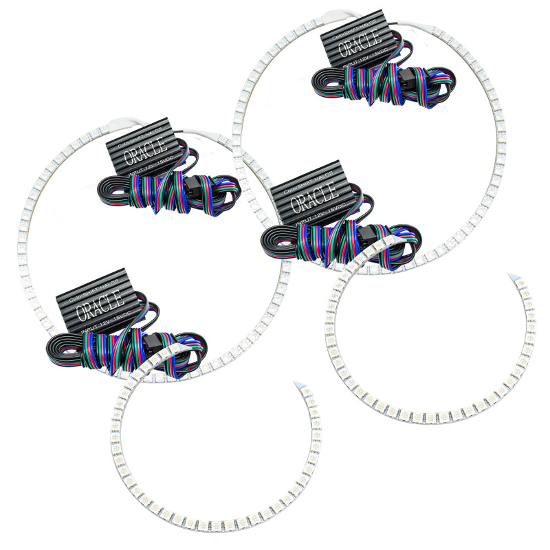 ORACLE Lighting Headlights Oracle Toyota Tundra 07-13 Halo Kit - ColorSHIFT w/o Controller SEE WARRANTY