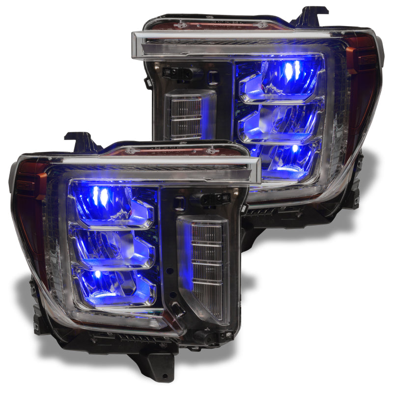 ORACLE Lighting Headlights Oracle 19-21 Silverado/Sierra 1500 RGB Demon Eye Headlight Kit - w/o Controller SEE WARRANTY