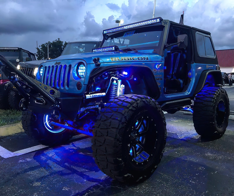 ORACLE Lighting Light Bars & Cubes Oracle Bluetooth + RF Underbody Rock Light Kit - 8 PCS - ColorSHIFT SEE WARRANTY