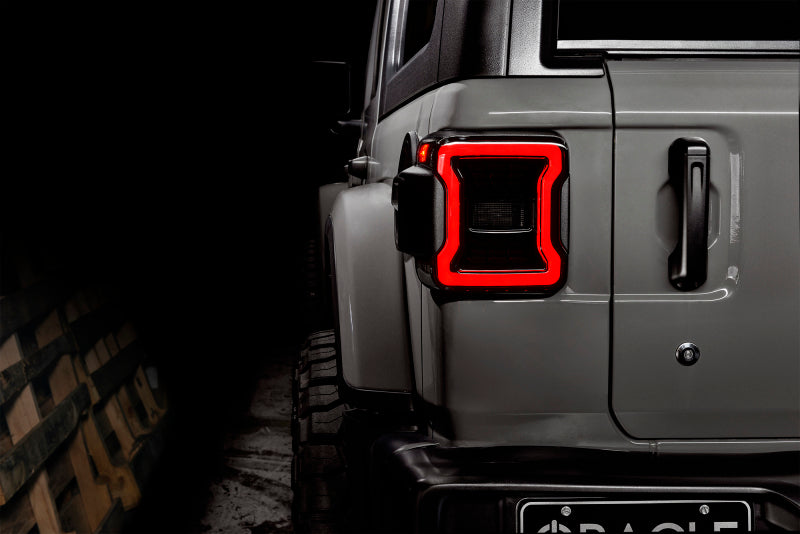 ORACLE Lighting Tail Lights Oracle Jeep Wrangler JL Black Series LED Tail Lights