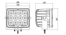 Load image into Gallery viewer, Quake LED Work Light 6 Inch Work Light 90 Watt Spot Megaton Series - QME079