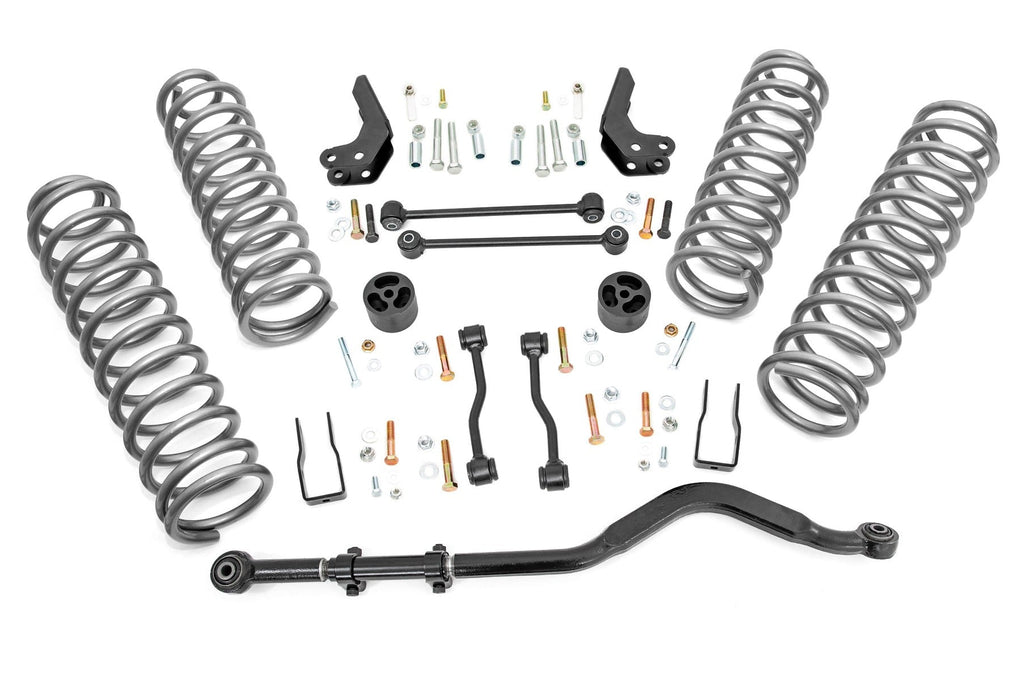 Rough Country Lift Kits 3.5 Inch Jeep Suspension Lift Kit Coil Springs No Shocks (2020 Gladiator) Rough Country - 60100