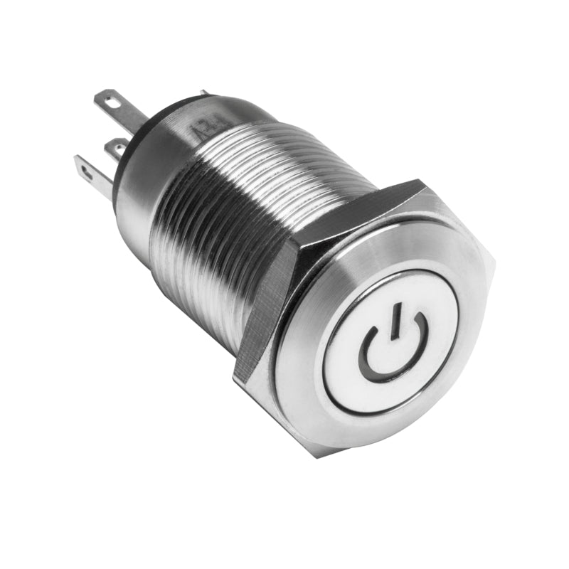 ORACLE Lighting Light Accessories and Wiring Oracle Pre-Wired Power Symbol On/Off Flush Mount LED Switch - Yellow SEE WARRANTY