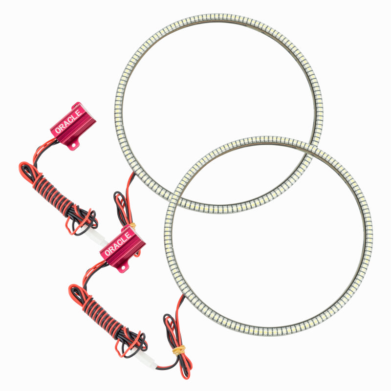 ORACLE Lighting Fog Lights Oracle Hummer H1 92-06 LED Waterproof Halo Kit - White SEE WARRANTY