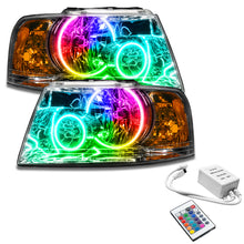 Load image into Gallery viewer, ORACLE Lighting Headlights Oracle 03-06 Ford Expedition SMD HL - Chrome - ColorSHIFT w/ Simple Controller SEE WARRANTY