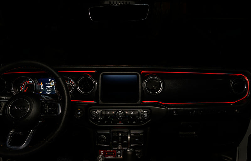 ORACLE Lighting Light Accessories and Wiring ORACLE Lighting Jeep Wrangler JL / Gladiator JT ColorSHIFT Fiber Optic LED Interior Kit SEE WARRANTY