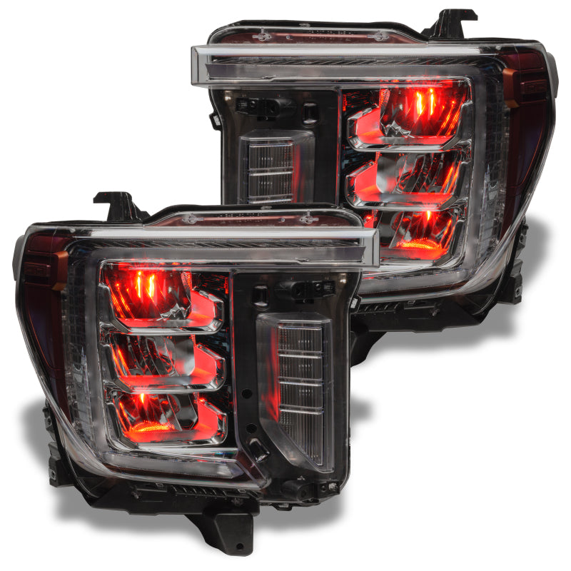 ORACLE Lighting Headlights Oracle 19-21 Silverado/Sierra 1500 RGB Demon Eye Headlight Kit - w/o Controller SEE WARRANTY