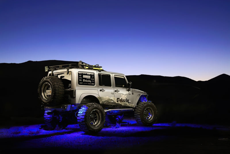 ORACLE Lighting Light Bars & Cubes Oracle Bluetooth + RF Underbody Rock Light Kit - 8 PCS - ColorSHIFT SEE WARRANTY
