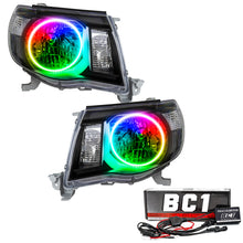Load image into Gallery viewer, ORACLE Lighting Headlights Oracle 05-11 Toyota Tacoma SMD HL - Black - ColorSHIFT w/ BC1 Controller