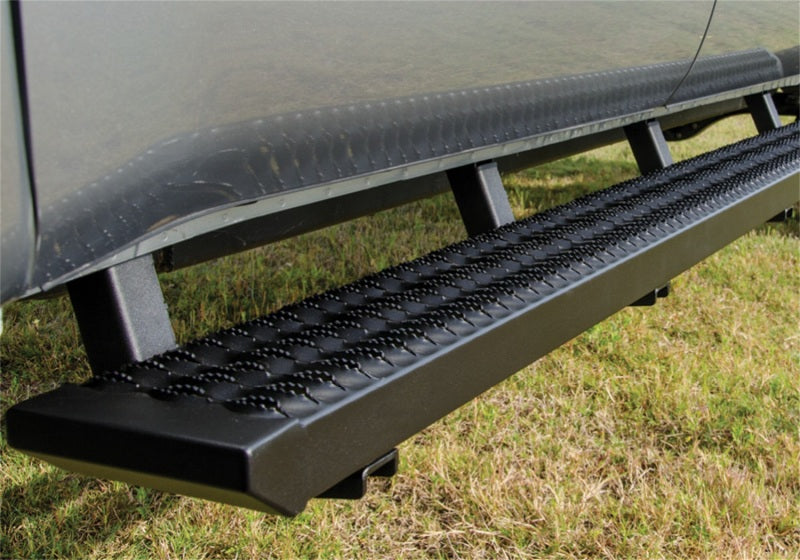 N-Fab Running Boards N-Fab Growler Fleet 15-19 Ford F-150 17-19 F-250/F-350 Superduty Reg Cab - Cab Length - Tex. Black