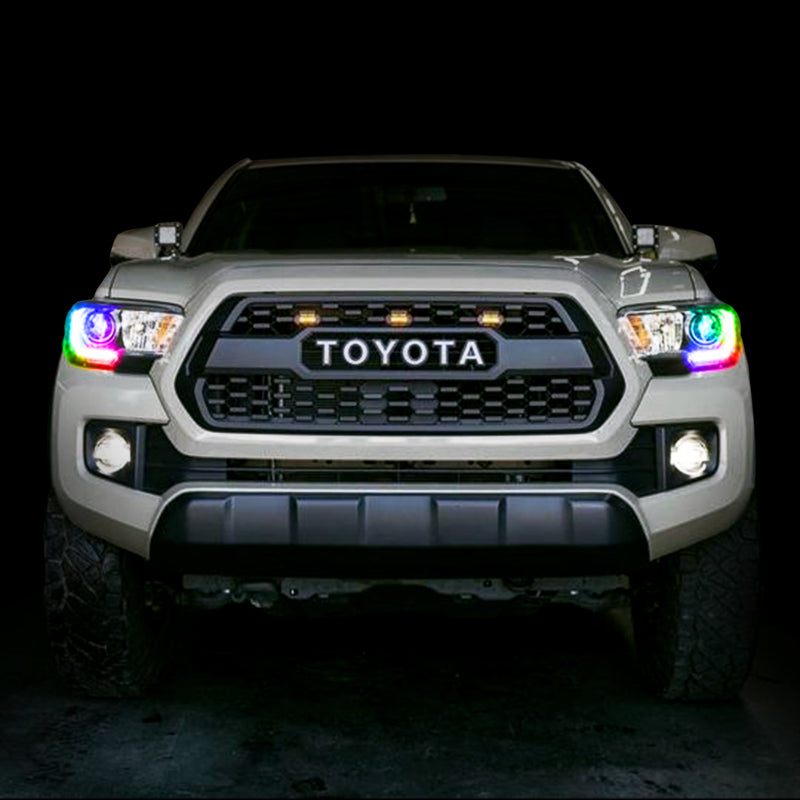 ORACLE Lighting Headlights Oracle 1621 Toyota Tacoma Dynamic RGBW Headlight DRL Upgrade Kit  ColorSHIFT Dynamic SEE WARRANTY