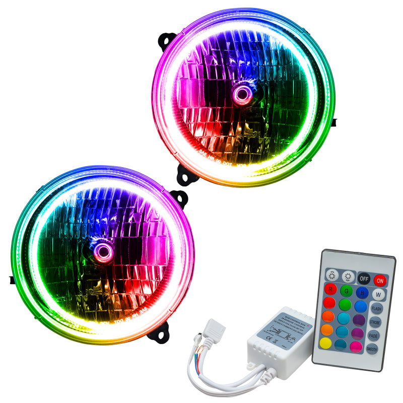 ORACLE Lighting Headlights Oracle 02-04 Jeep Liberty SMD HL - ColorSHIFT w/ Simple Controller SEE WARRANTY