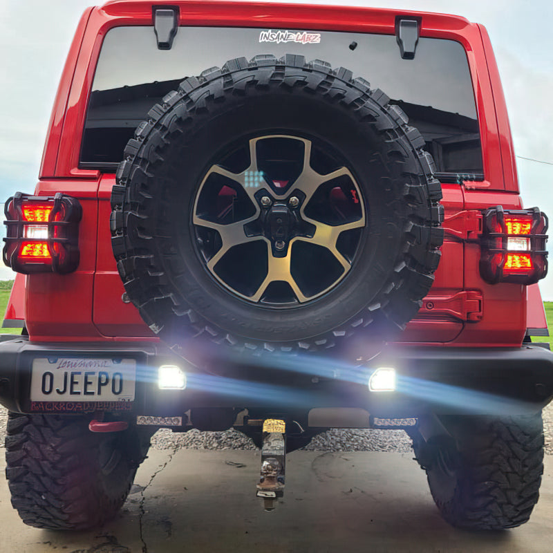 ORACLE Lighting Tail Lights Oracle Rear Bumper LED Reverse Lights for Jeep Wrangler JL - 6000K SEE WARRANTY
