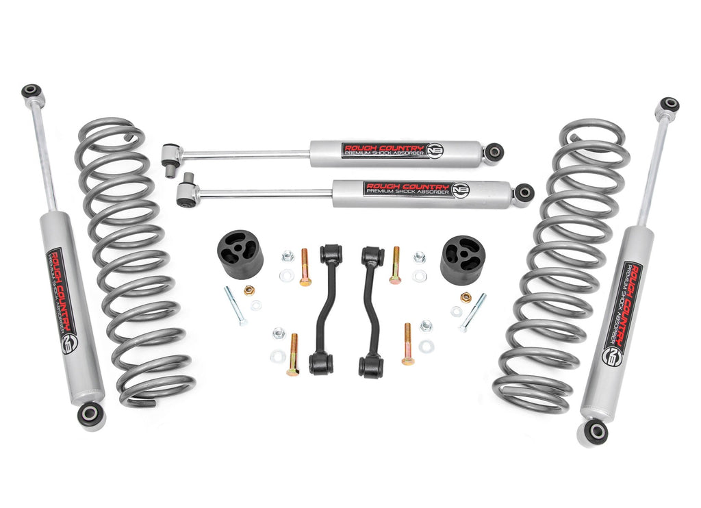 Rough Country Lift Kits 2.5 Inch Jeep Suspension Lift Kit Springs For 20-21 JT Gladiator Rough Country - 64830B