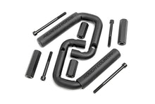 Load image into Gallery viewer, Jeep Front Solid Steel Grab Handles 07-18 Wrangler JK Black Rough Country