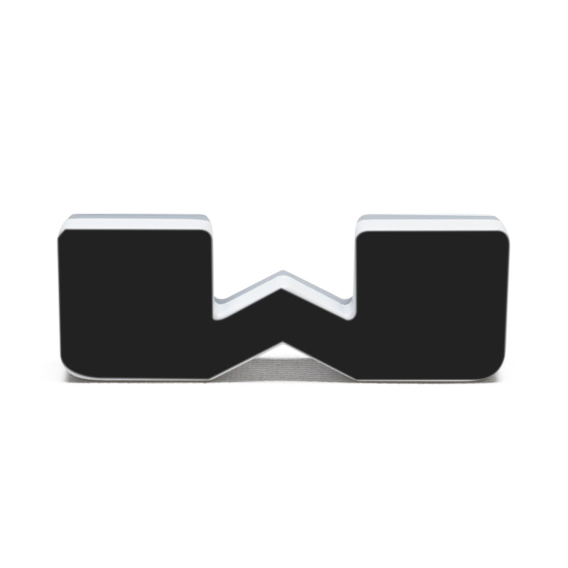 ORACLE Lighting Light Accessories and Wiring ORACLE Lighting Universal Illuminated LED Letter Badges - Matte Blk Surface Finish - W SEE WARRANTY