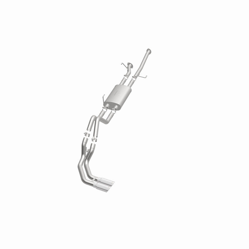 Magnaflow Catback MagnaFlow 14 Toyota Tundra V8 4.6L/5.7L Stainless C/b Exhaust Dual same side pass. rear tire