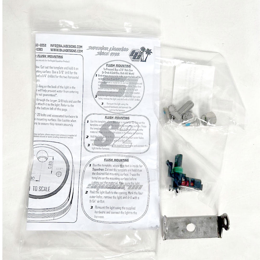 Baja Designs Anti Theft Hardware Kit Squardron/S2 Series Parts Bag Baja Designs - 660304