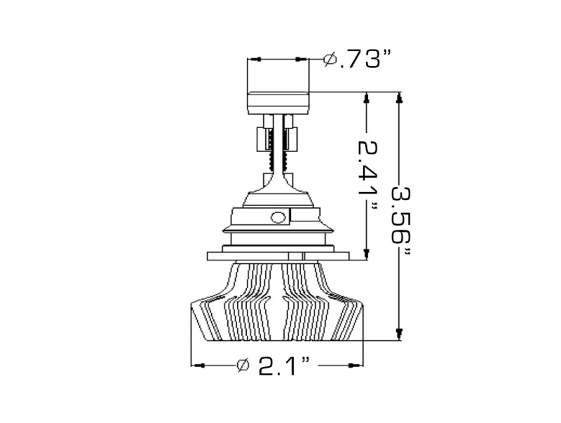 ORACLE Lighting Bulbs Oracle 9004 4000 Lumen LED Headlight Bulbs (Pair) - 6000K SEE WARRANTY