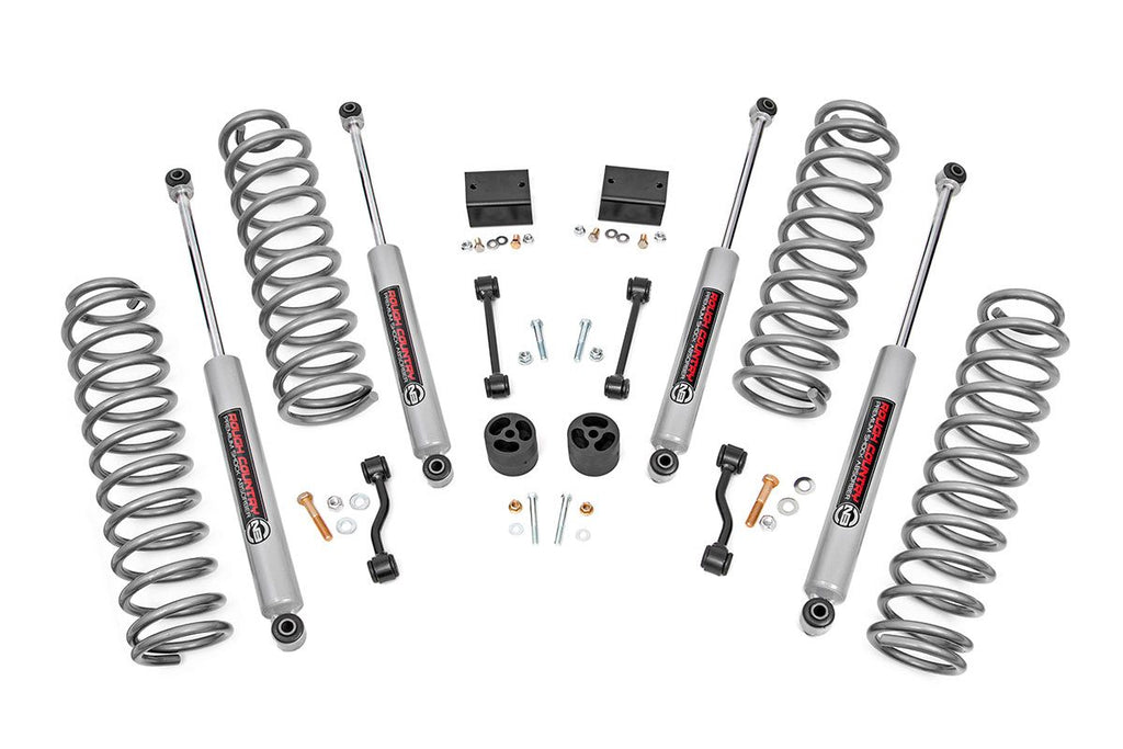 Rough Country Lift Kits 2.5 Inch Jeep Suspension Lift Kit Springs 18-20 Wrangler JL Rubicon Rough Country - 66630