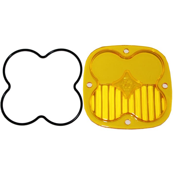 Baja Designs Tail Light Lens Squadron Pro and Sport Driving Combo Amber Lens Kit Baja Designs - 668413