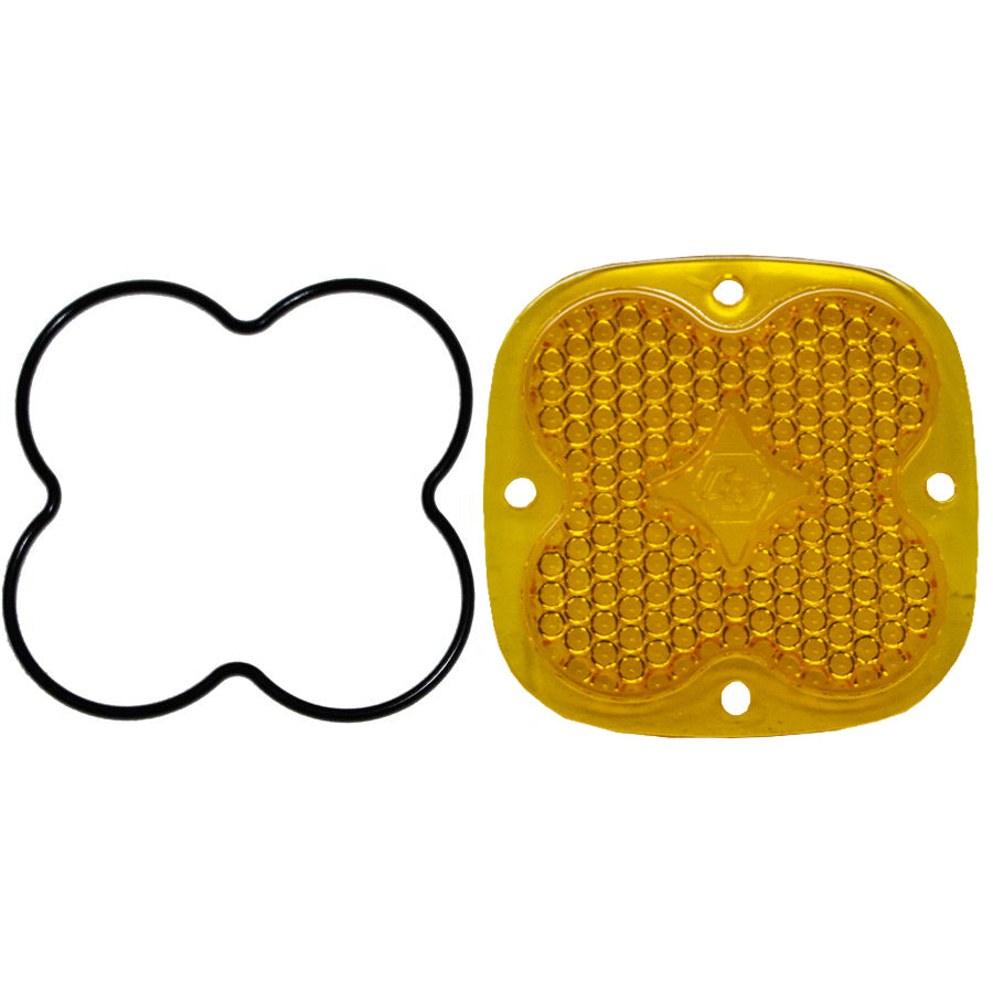 Baja Designs Headlight Lens Squadron Series Work/Scene Amber Lens Kit Baja Designs - 668416